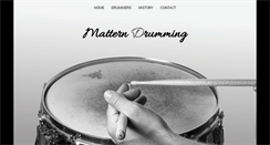 Desktop Screenshot of mattern-drumming.de